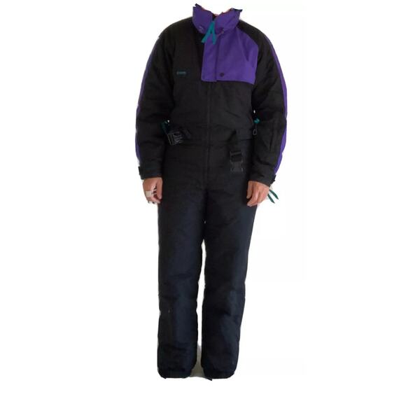 Mens or Women's Unisex VTG Columbia 80s 90s Full Ski Suit Retro Small - Picture 4 of 11